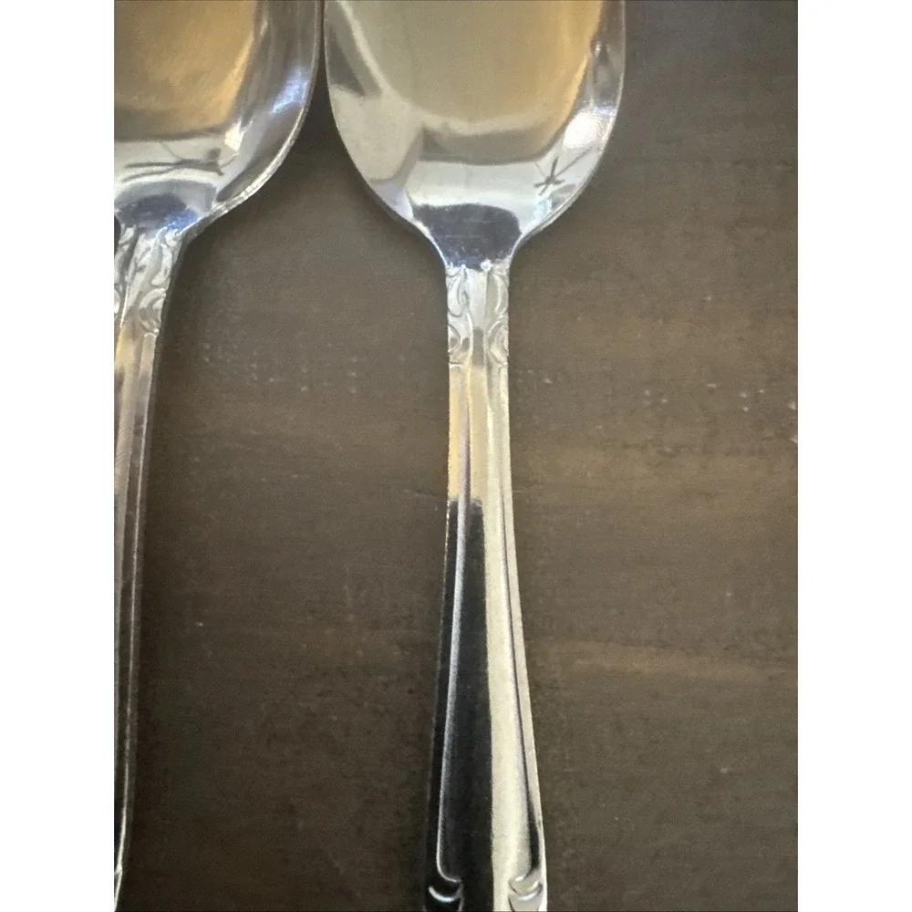 ADC8 Adcraft Stainless Steel Teaspoon Japan - Lot of 8 Replacements Flatware